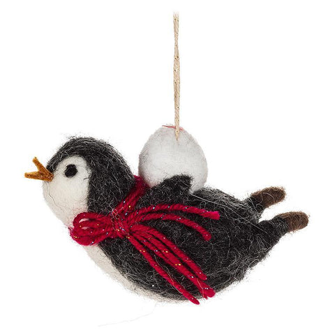 Sliding Penguin Ornament