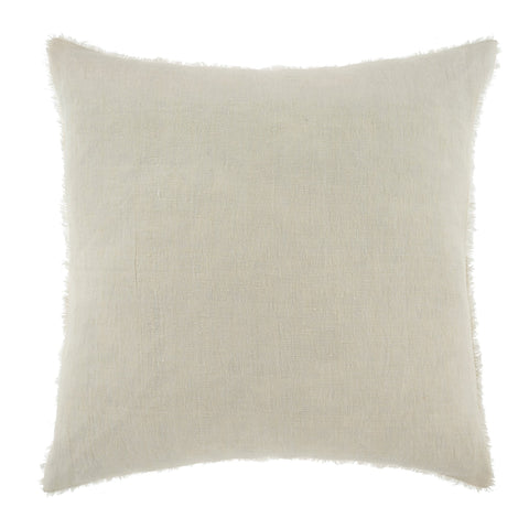 Lina Euro Cushion, Ivory