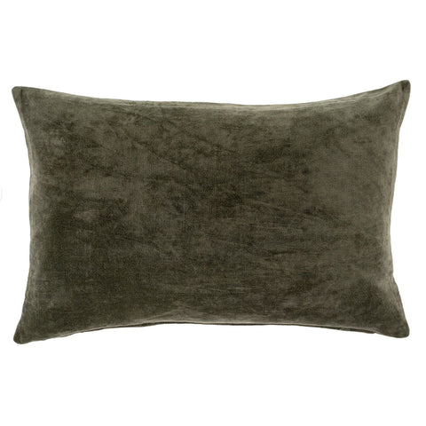 Vera Velvet Pillow, Cypress