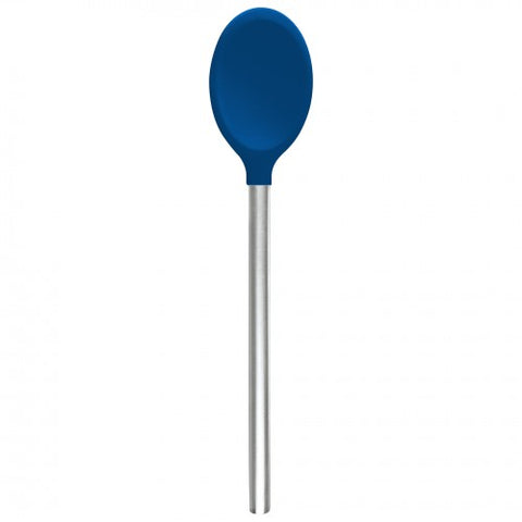 Silicone Coated Mixing Spoon, Blue