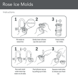 Rose Ice Molds
