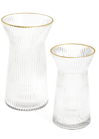 Glass Trumpet Vases