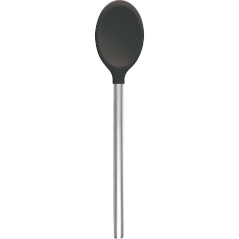 Silicone Coated Mixing Spoon, Charcoal