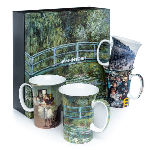 McIntosh Set of 4 Mugs - Impressionists