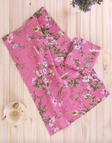 April Cornell Tea Towel, Graceful Garden - Rose
