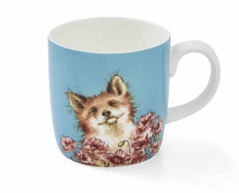 Wrendale Large Mug, Poppyfield Fox