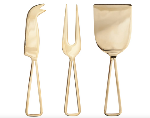 Gold Cheese Knives