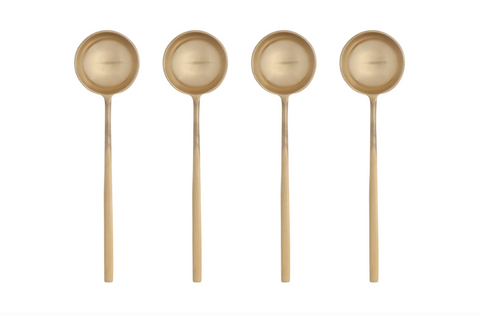 Gold Long Handled Spoons