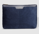 Bessie Makeup Bag, Velvet Navy