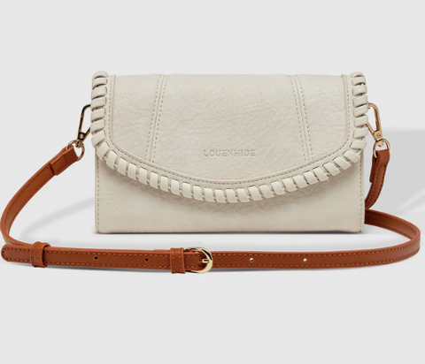 Harlow Crossbody Bag, Vanilla