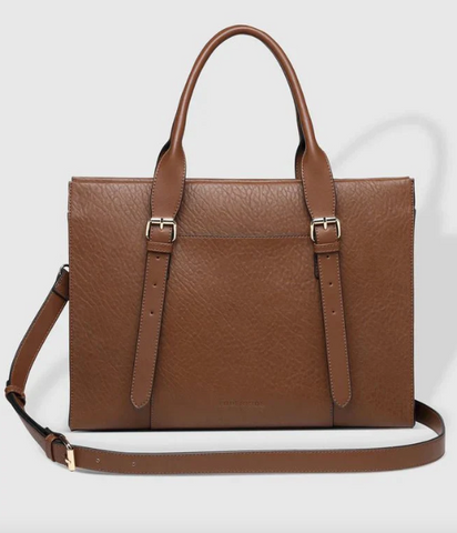 Harper Laptop Bag, Cocoa