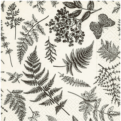 Paper Lunch Napkins, Fern Dance