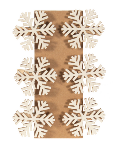 Snowflake Gift Pegs