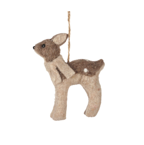 Wool Deer Ornament