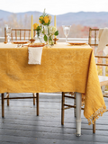 April Cornell Dining Cloth, Song Jacquard - Gold