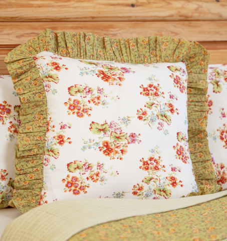 April Cornell Cushion, Primrose - Ecru