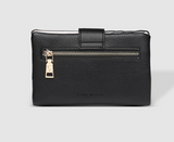 Bailey Wallet, Black Metallic