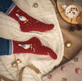 Wrendale Women's Sock, Christmas Duck