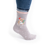 Wrendale Women's Sock, Christmouse