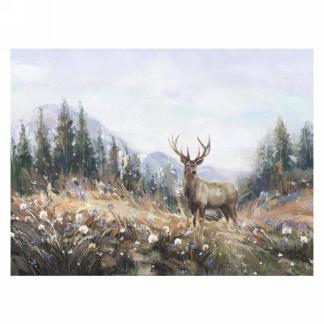 Deer in the Forest Canvas