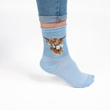Wrendale Women's Socks, Daisy Coo