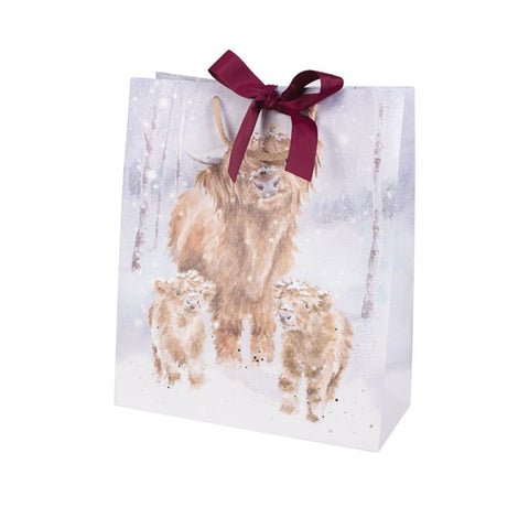 Gift Bag Large, Highland Christmas