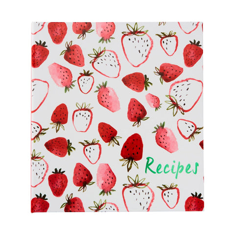 Strawberry Field Recipe Binder