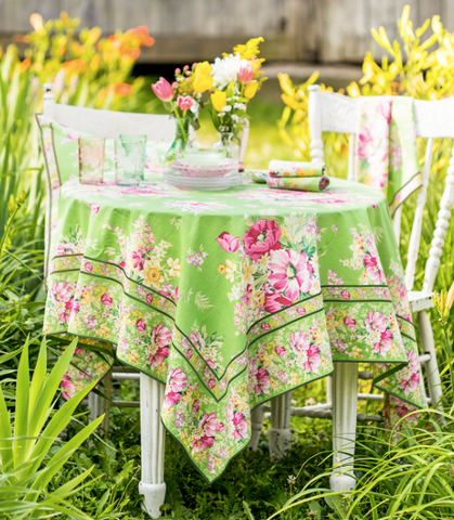 April Cornell Cafe Cloth, Charming Green