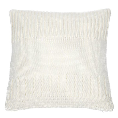 Baba Knitted Euro Cushion, Ivory