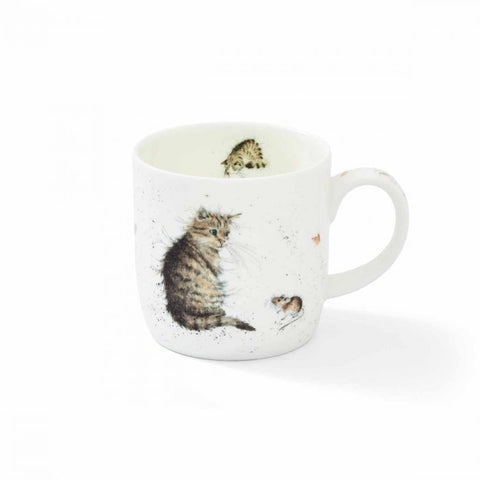 Wrendale Mug, Cat and Mouse