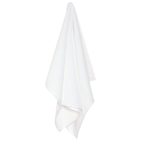 Ripple Kitchen Towel, White