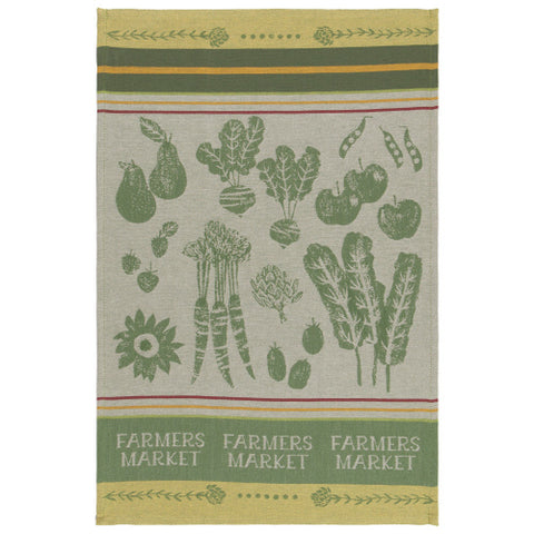 Jacquard Tea Towel, Farmers Market